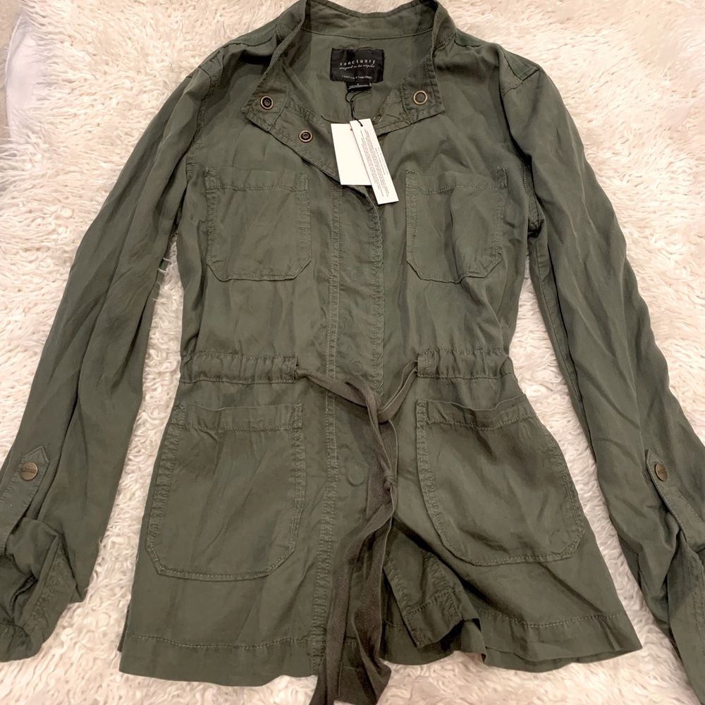 Sanctuary Twill Tie Safari Jacket